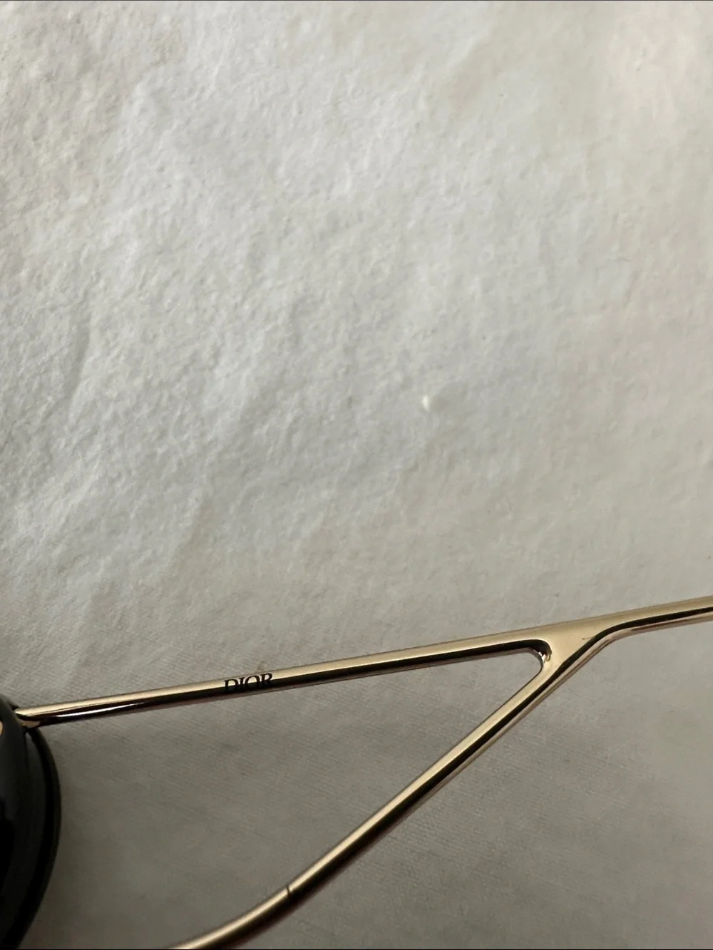 Dior Black Sunglasses with Dark Gray Lenses (09)